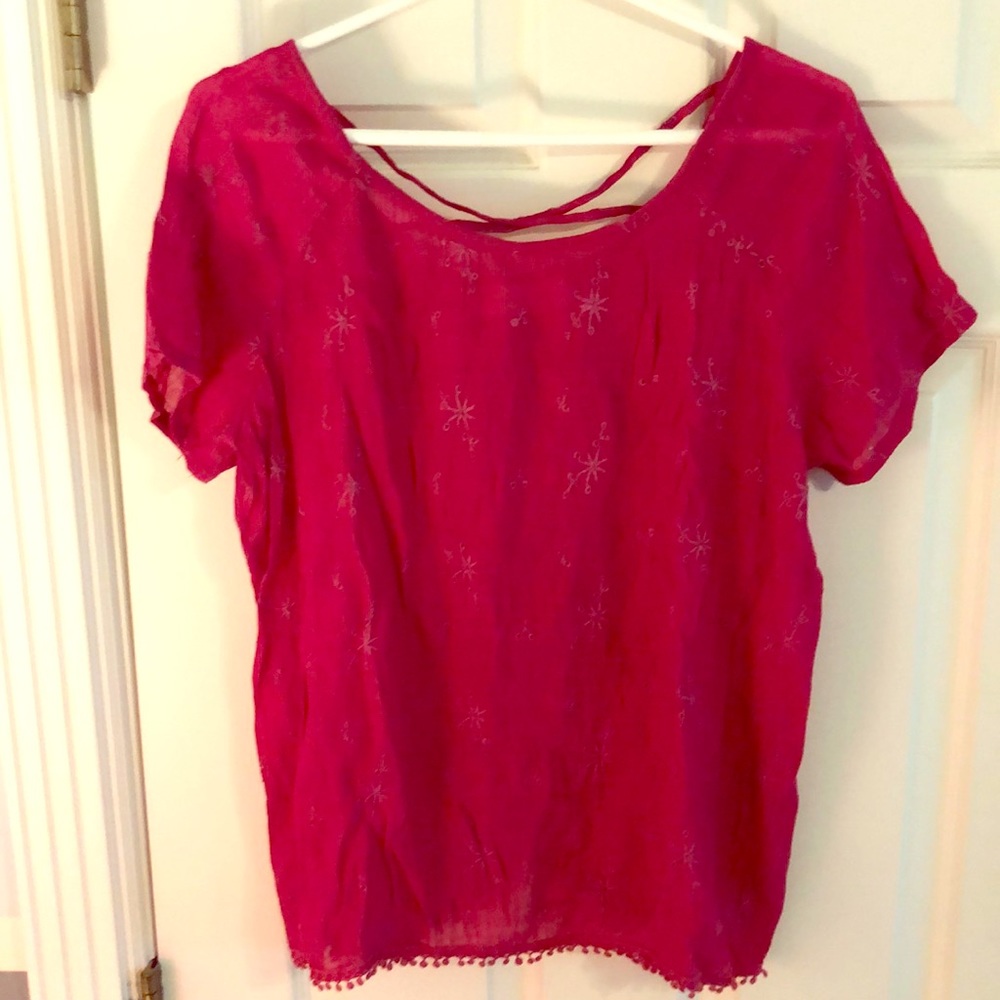 Pink tee